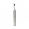 Broca 1/4" Amana Tool en espiral para Aluminio Down-cut 51775