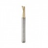 Broca 1/4" Amana Tool en espiral para Aluminio Up-cut con recubrimiento ZrN 51480-Z