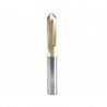 Broca 1/4" Amana Tool de 90° para CNC ranura V. 45612