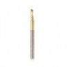 Broca 1/8" Amana Tool en espiral para Aluminio Down-cut con recubrimiento ZrN 51506-Z