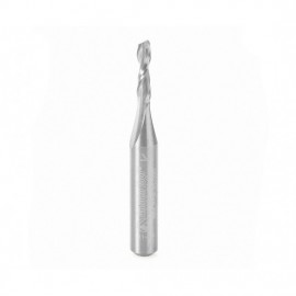 Broca Spiral 1/8" Amana Tool para CNC con 2 filos, Up-cut. 46100