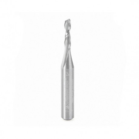 Broca Spiral 1/8" Amana Tool para CNC con 2 filos, Up-cut. 46100