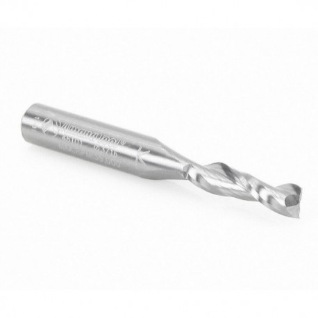 Broca Spiral 3/16" Amana Tool para CNC con 2 filos, Up-cut. 46101
