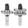 Conjunto de 2 Brocas 1-7/8" Amana Tool Tongue & Groove Assembly con Balero 55407