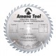 Disco 10" (250mm) con 40 Dientes Corte Fino Amana Toolcon Punta de Carburo ATB (Diente Biselado Alternado)