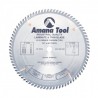 Disco 10" (250mm) con 80 Dientes Amana Toolcon 10° para Corte Fino Cut-Off y Crosscut con Punta de Carburo TCG (Diente Triple B