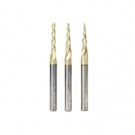Juego de 3 Brocas Amana Tool para CNC AMS-144