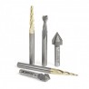 Juego de 5 Brocas para CNC 1/4" Amana Tool AMS-127