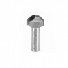 Broca 1" Amana Tool para arco conopial (Ogee Groove) con punta de carburo con 2 filos