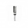 Broca 1/2" Amana Tool perfiladora con punta de carburo 2 filos para corte al ras con balero en la parte superior.