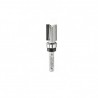 Broca 1/2" Amana Tool perfiladora con punta de carburo, 2 filos para corte al ras con balero en la parte superior.