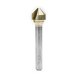 Broca 1/2" Amana Tool V Groove 90° para material compuesto 45745