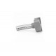 Broca 1-1/2" Amana Tool con punta de carburo para escopleadora para limpieza de fondo con 2 filos.