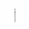 Broca 1/4" Amana Tool en Espiral de Carburo Solido para plástico con 2 filos.