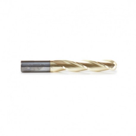 Broca 1/4" Amana Tool para CNC cónico de bola con 2 filos 46495