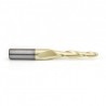 Broca 1/4" Amana Tool para CNC cónico de bola con 2 filos 46283