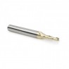 Broca 1/8" Amana Tool para CNC 2D y 3D recubierto ZrN con 2 filos 46254