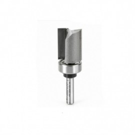 Broca 3/4" Amana Tool perfiladora con punta de carburo 2 filos para corte al ras con balero en la parte superior