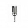 Broca 3/4" Amana Tool perfiladora con punta de carburo 2 filos para corte al ras con balero en la parte superior