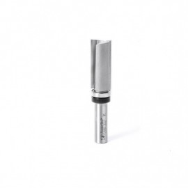 Broca 3/4" Amana Tool perfiladora con punta de carburo 2 filos para corte al ras con balero en la parte superior .