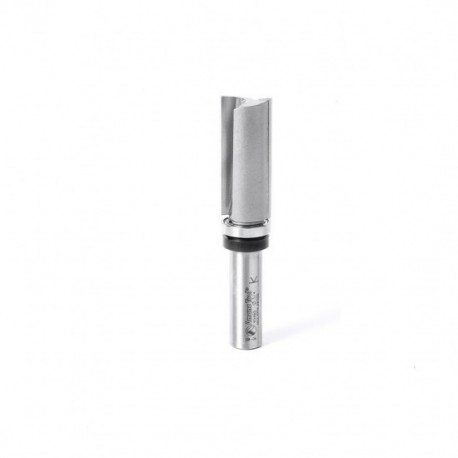 Broca 3/4" Amana Tool perfiladora con punta de carburo 2 filos para corte al ras con balero en la parte superior .
