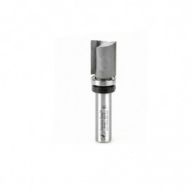 Broca 3/4" Amana Tool perfiladora con punta de carburo 2 filos para corte al ras con balero en la parte superior.