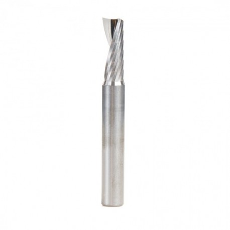 Broca 3/8 Amana Tool de Carburo Sólido Spiral 'O' Single Flute CNC para corte de aluminio Up-Cut 51378