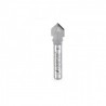Broca 3/8" Amana Tool en surco 'V' ('V' Groove) con punta de carburo con 2 filos .45700