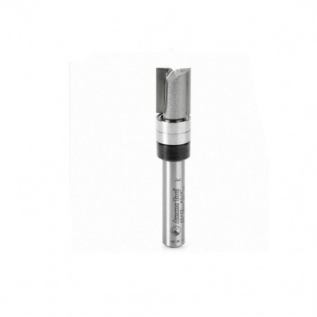 Broca 3/8" Amana Tool perfiladora con punta de carburo con 2 filos para corte al ras con doble balero. 45475