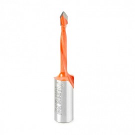 Broca 4mm Amana Tool Through-Hole Boring Bit (´V´ Point)  Rotación Izquierda 413004