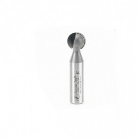 Broca 5/8" Amana Tool con punta de bola y punta de carburo con 2 filos.