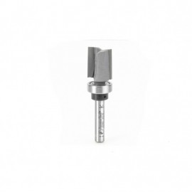 Broca 5/8" Amana Tool con punta de carburo para escopladura con 2 filos con balero en la parte superior.