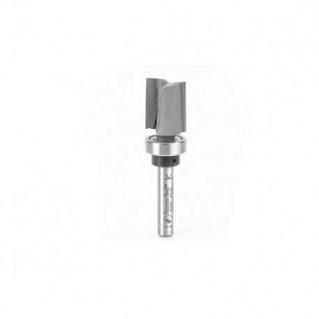 Broca 5/8" Amana Tool con punta de carburo para escopladura con 2 filos con balero en la parte superior.