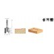 Broca 5/8" Amana Tool con punta de carburo para escopladura con 2 filos.