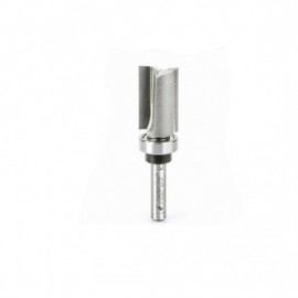 Broca 5/8" Amana Tool perfiladora con punta de carburo 2 filos para corte al ras con balero en la parte superior