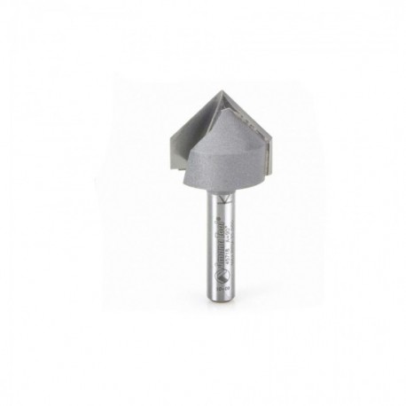 Broca 7/8" Amana Tool en surco 'V' ('V' Groove) con punta de carburo con 2 filos.
