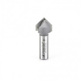 Broca 7/8" Amana Tool en surco 'V' ('V' Groove) con punta de carburo con 2 filos.