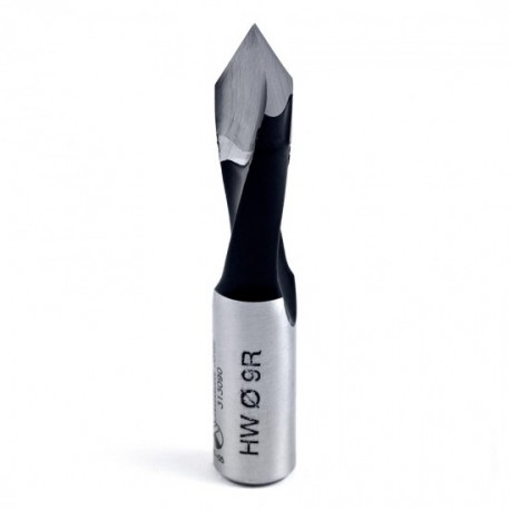 Broca 9mm Amana Tool Through-Hole Boring Bit (´V´ Point) Rotación Derecha 313090