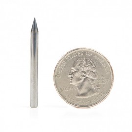 Broca Altin en espiral de mini cuadrada 0.035 Amana Tool para acero up-cut 51724