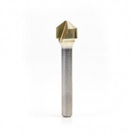 Broca Carburo  Recubierta ZrN corte V 108° 0.090 X 1/2 X 1/4 para material compuesto 45781