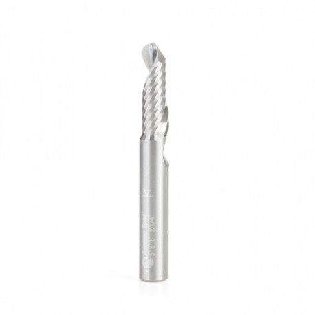 Broca carburo 1/4" 1 filos punta bola Up-Cut para Corte en Plástico 51818