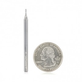 Broca Carburo 3/64 Espiral 2 Filos Down-Cut 1/8 x 1/8 x 2. 46231