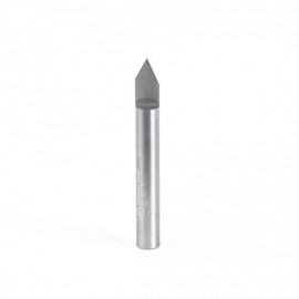 Broca Carburo corte V de 60° 0.005 x 1/4 x 2. 45760