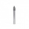 Broca Carburo corte V de 60° 0.005 x 1/4 x 2. 45760