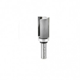 Broca 1" Amana Tool perfiladora con punta de carburo 2 filos para corte al ras con balero en la parte superior