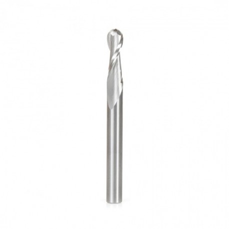 Broca Carburo Espiral Punta Bola 2 Filo Up-Cut Multipropósitos de 3mm x 6mm x 22mm x 6mm. 46456