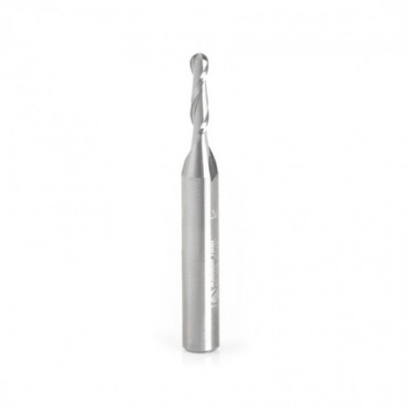 Broca Carburo Espiral Punta Bola Up-Cut de 1/8 x 1/2 x 1/4. 46369