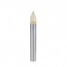 Broca Carburo para Grabado de 45° con revestimiento de ZrN de 0.025 x 1/4 45622-Z