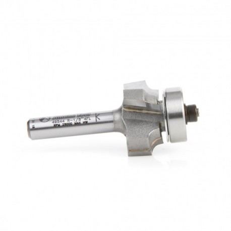 Broca carburo para redondear / rebordear esquinas con balero en punta 7/8" x 7/16" x 1/4" 49544