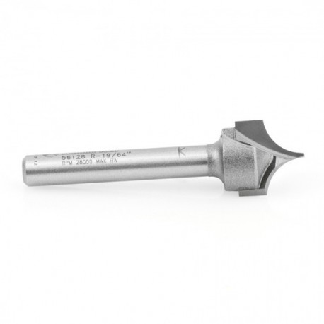 Broca carburo para redondear 19/32" x 1/2" x 1/4" 56128